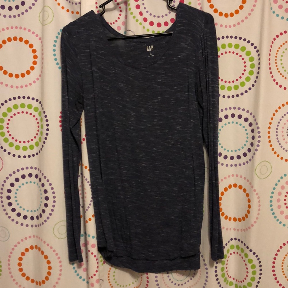 Blue long sleeve T